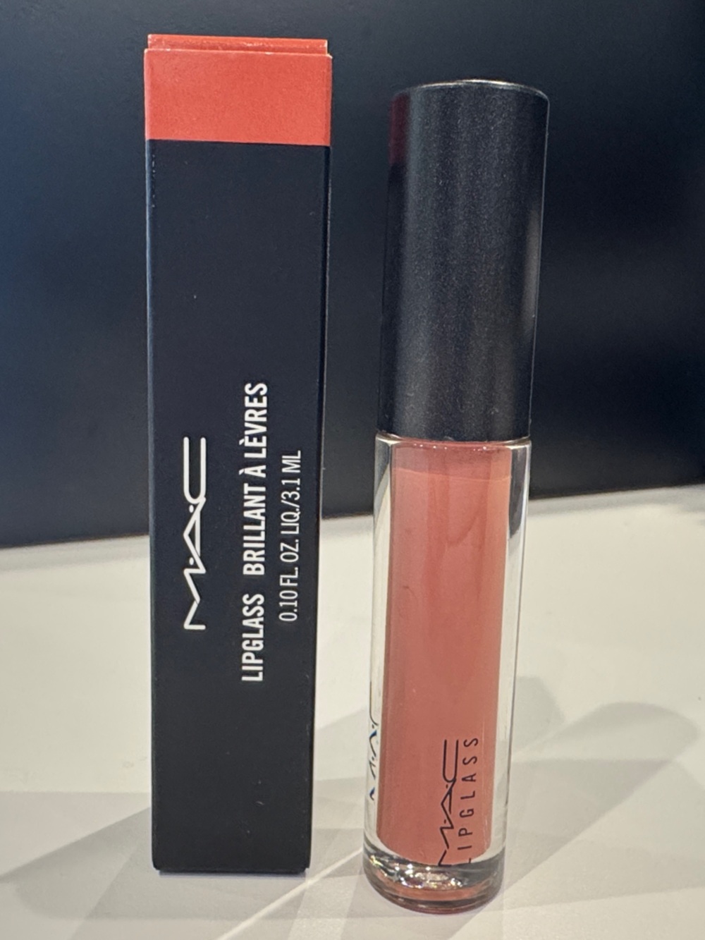 MAC Cosmetics Lipglass. The icon lipstick now in lip gloss BEST TEDDY